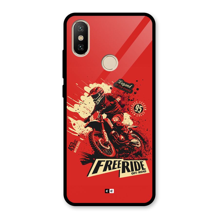 Free Ride Glass Back Case for Redmi A2