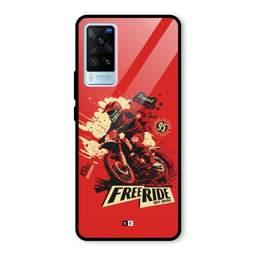 Free Ride Glass Back Case for Vivo X60