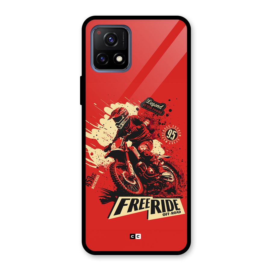 Free Ride Glass Back Case for Vivo Y72 5G