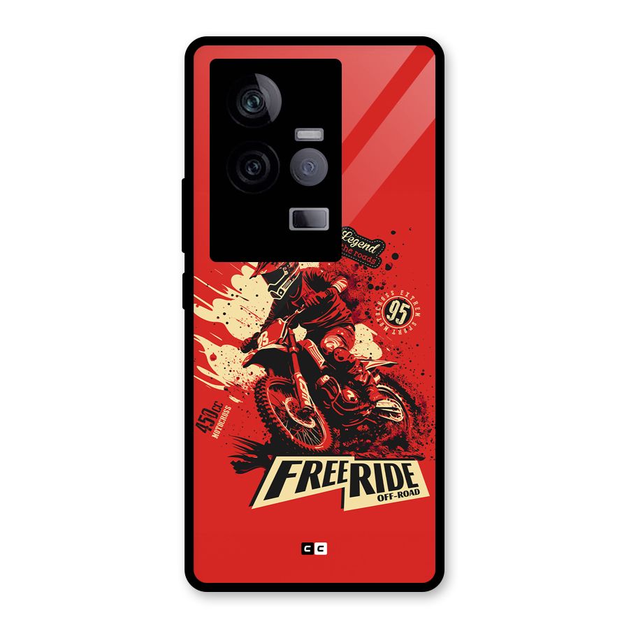 Free Ride Glass Back Case for Vivo iQOO 11 5G