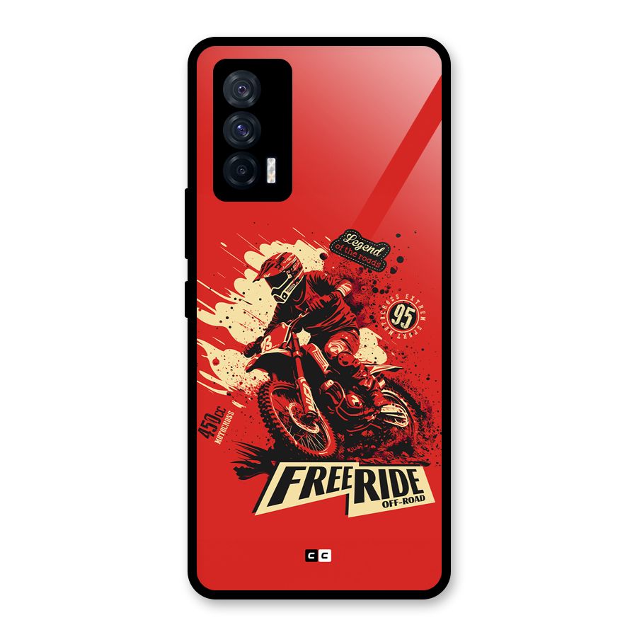 Free Ride Glass Back Case for Vivo iQOO 7 5G