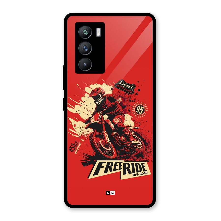 Free Ride Glass Back Case for Vivo iQOO 9 SE