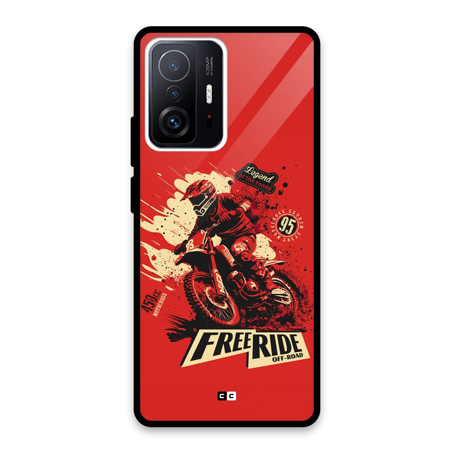 Free Ride Glass Back Case for Xiaomi 11T Pro