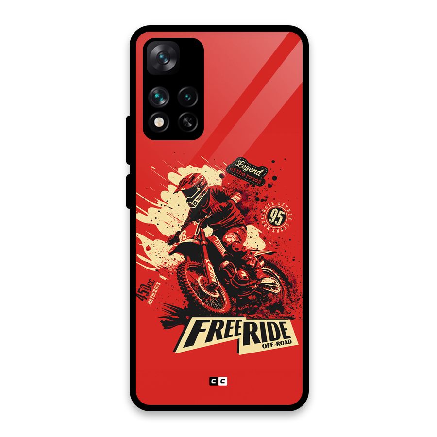 Free Ride Glass Back Case for Xiaomi 11i 5G