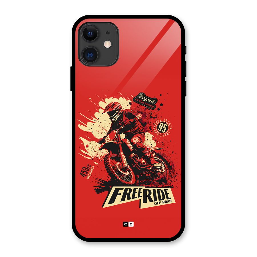 Free Ride Glass Back Case for iPhone 11