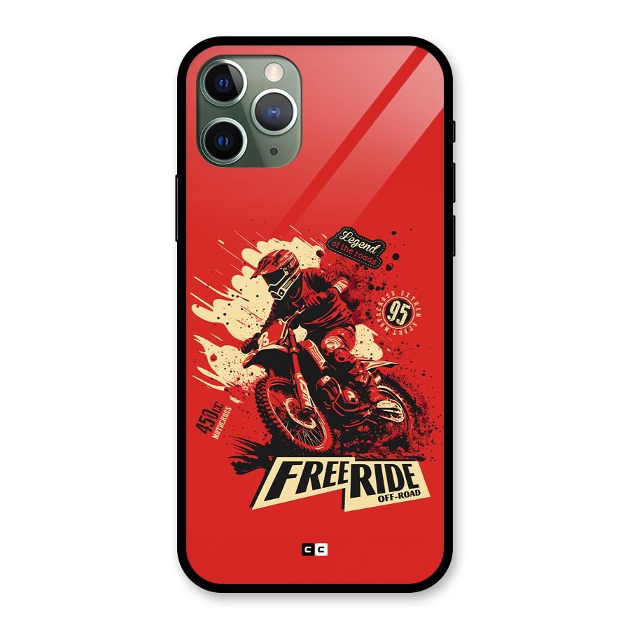 Free Ride Glass Back Case for iPhone 11 Pro