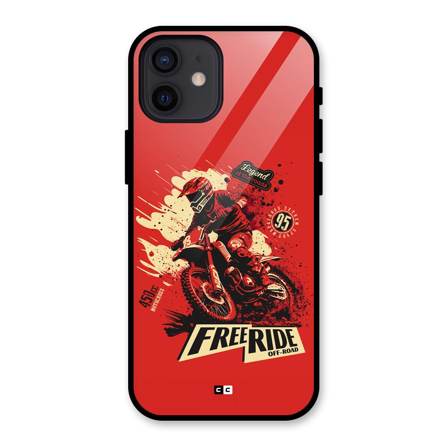 Free Ride Glass Back Case for iPhone 12