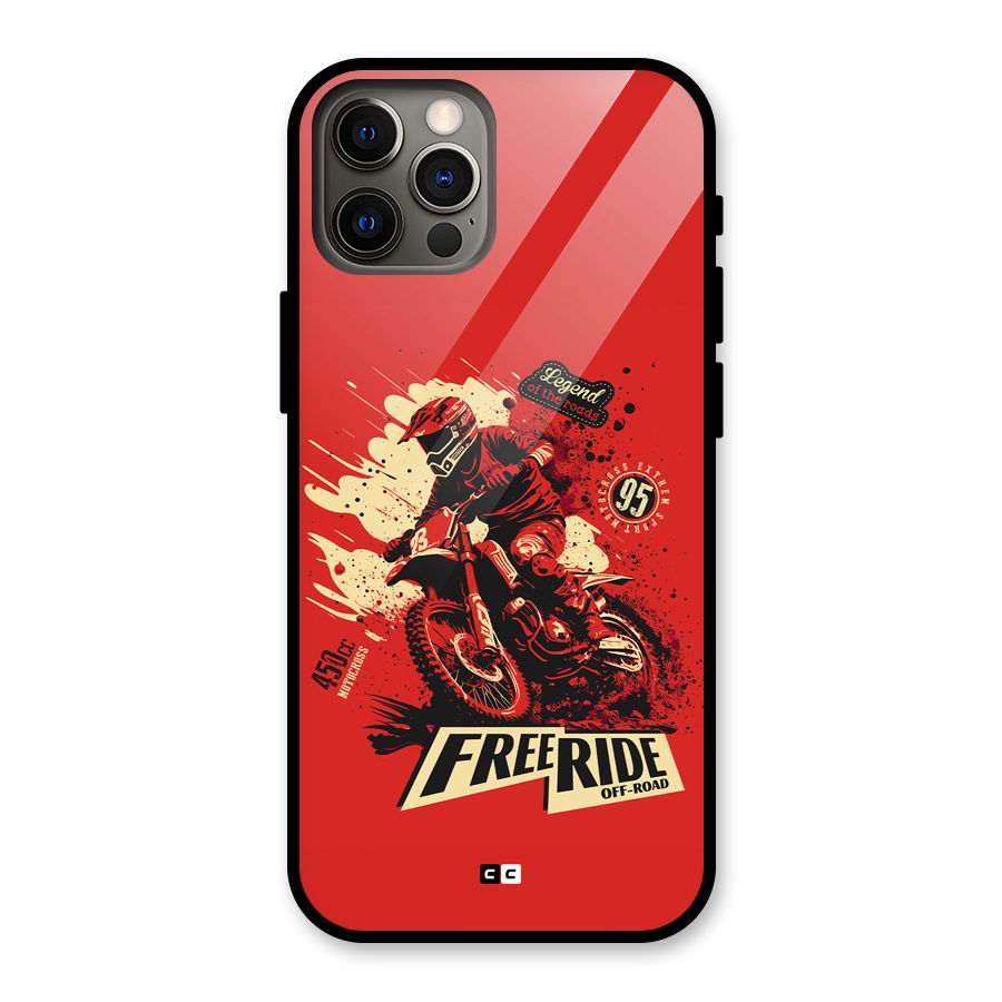 Free Ride Glass Back Case for iPhone 12 Pro