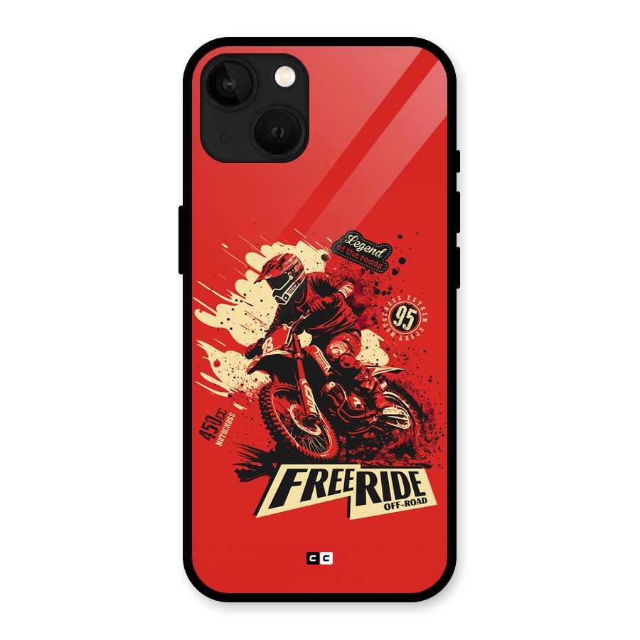 Free Ride Glass Back Case for iPhone 13