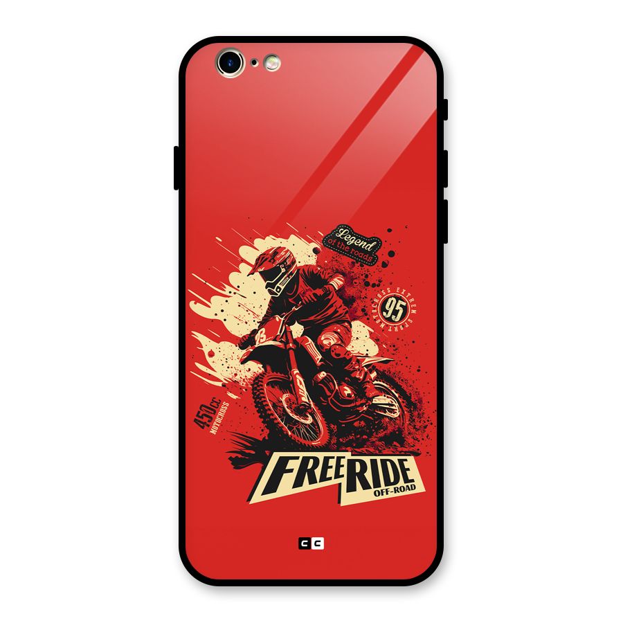 Free Ride Glass Back Case for iPhone 6 6S