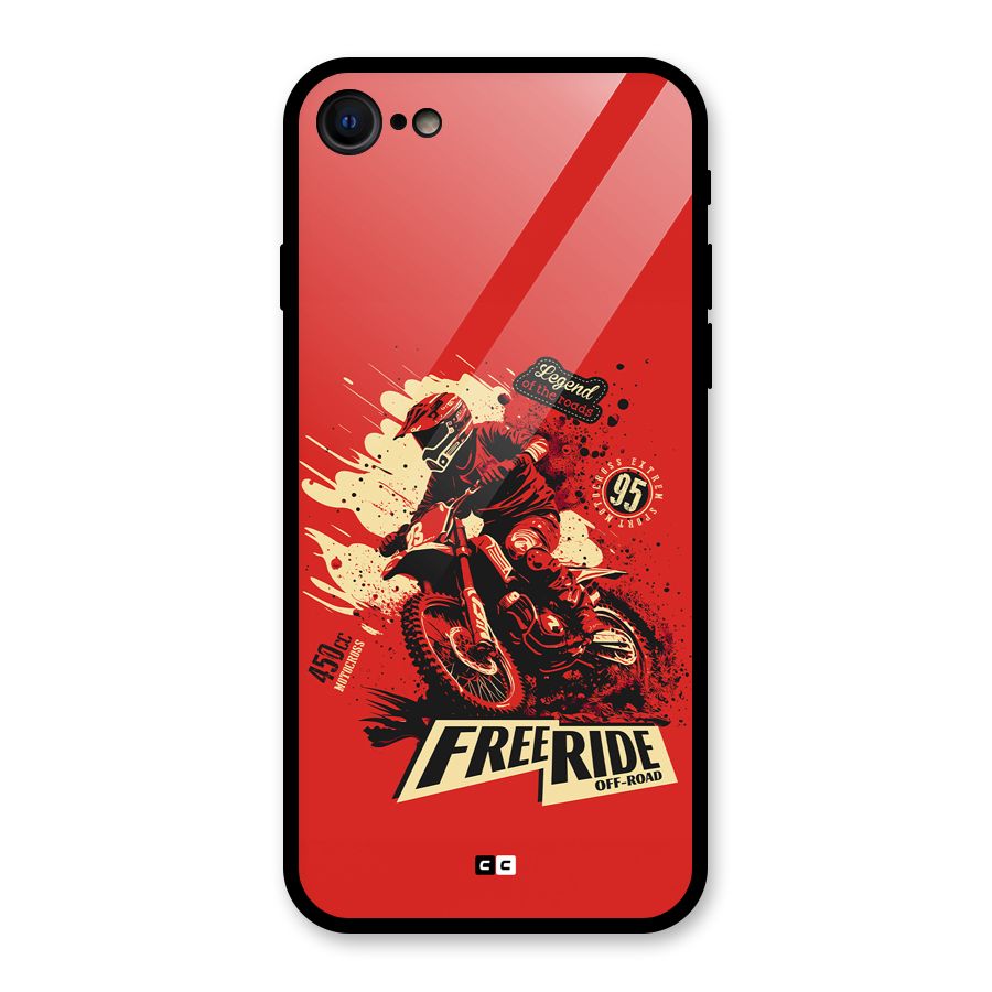 Free Ride Glass Back Case for iPhone 7