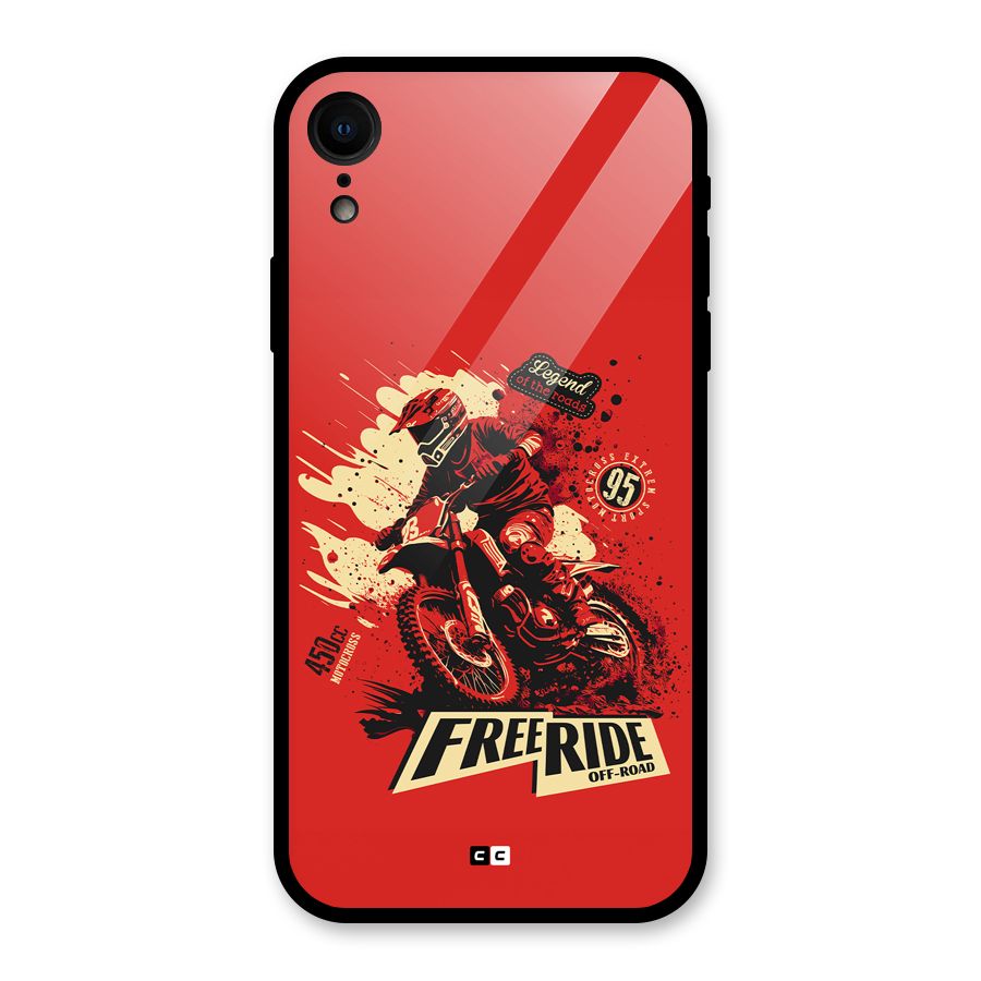 Free Ride Glass Back Case for iPhone XR