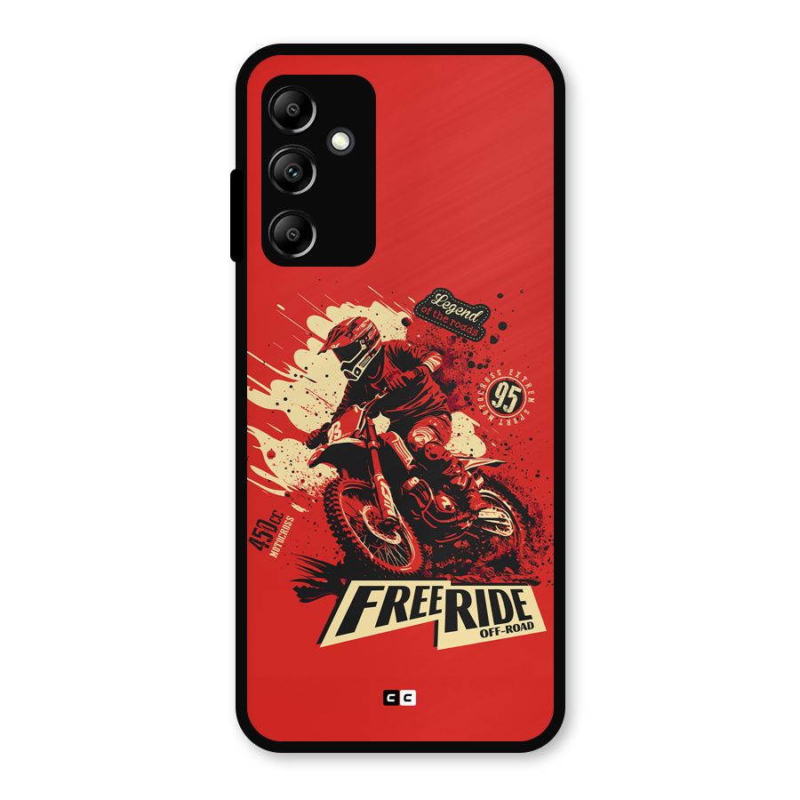 Free Ride Metal Back Case for Galaxy A14 5G