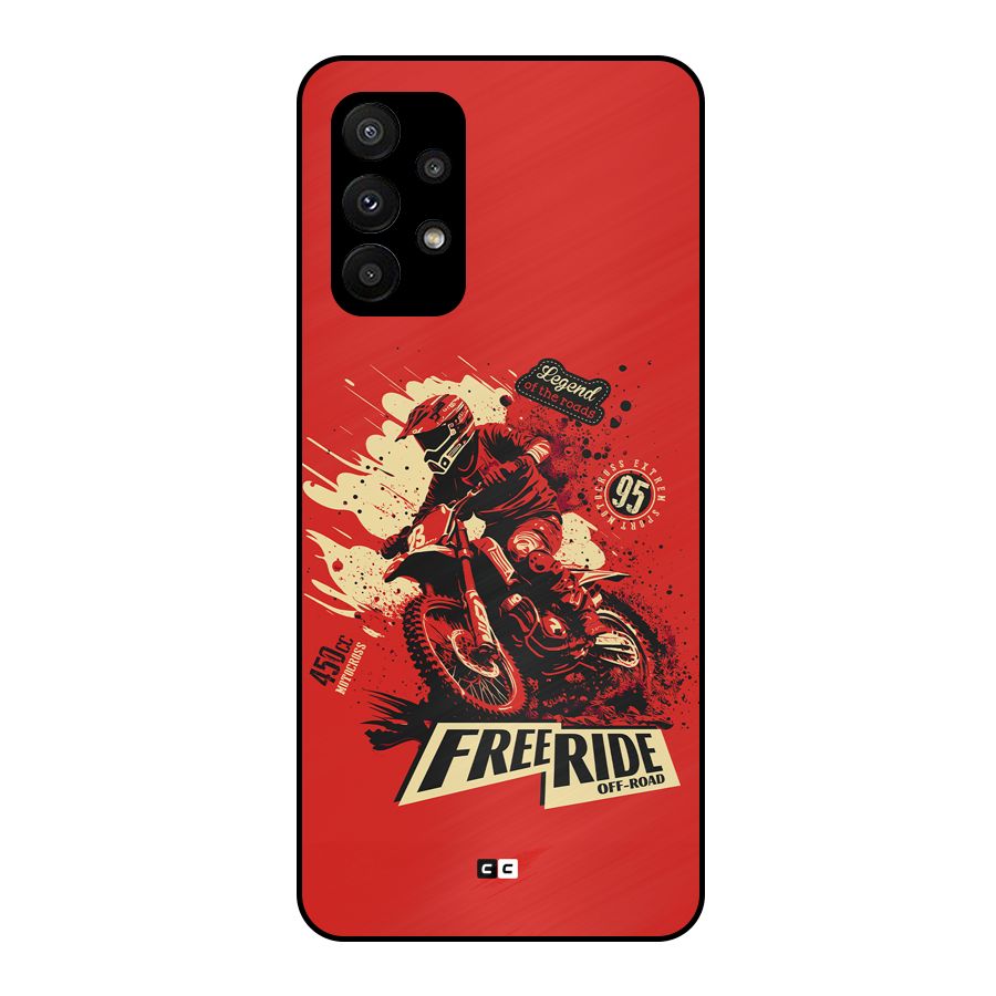 Free Ride Metal Back Case for Galaxy A23