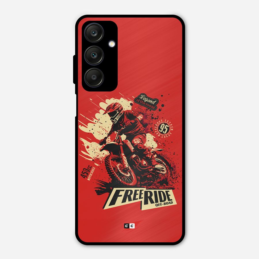 Free Ride Metal Back Case for Galaxy A25 5G