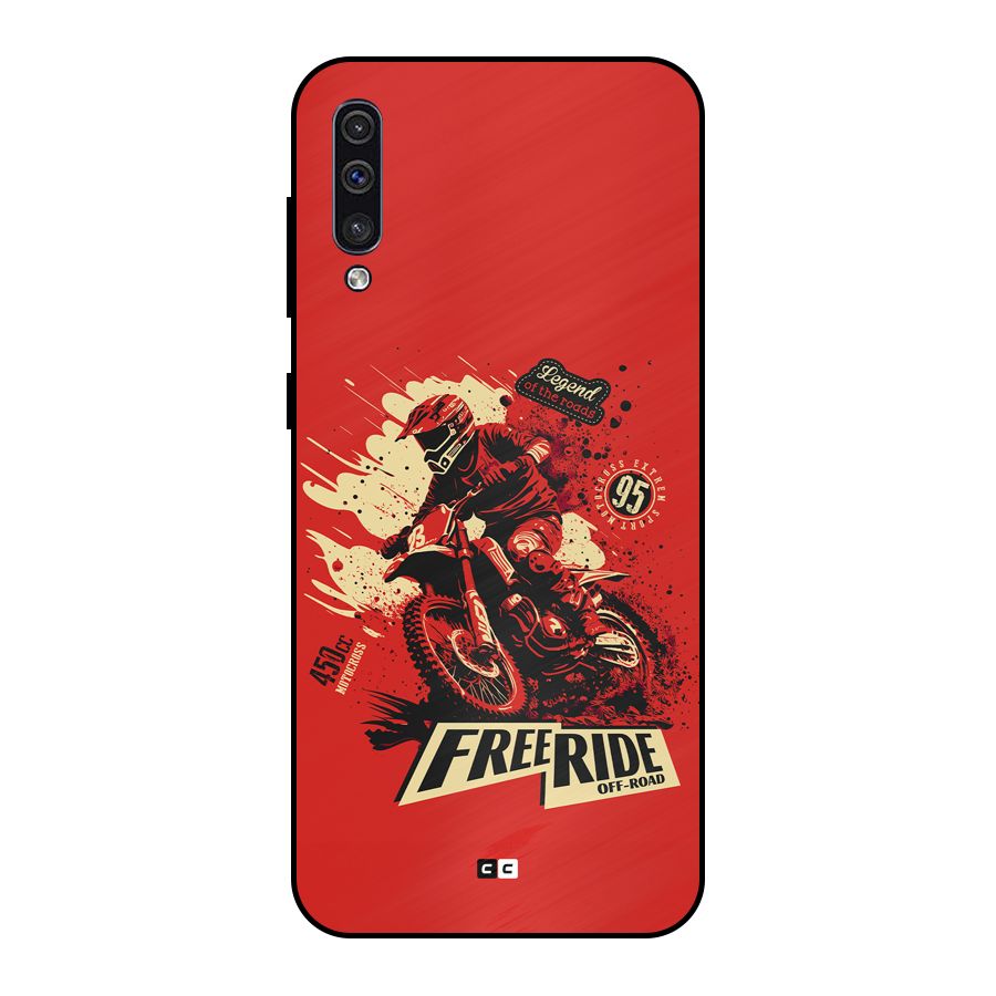 Free Ride Metal Back Case for Galaxy A50