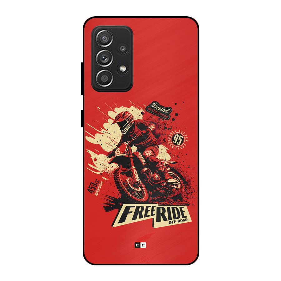 Free Ride Metal Back Case for Galaxy A52s 5G