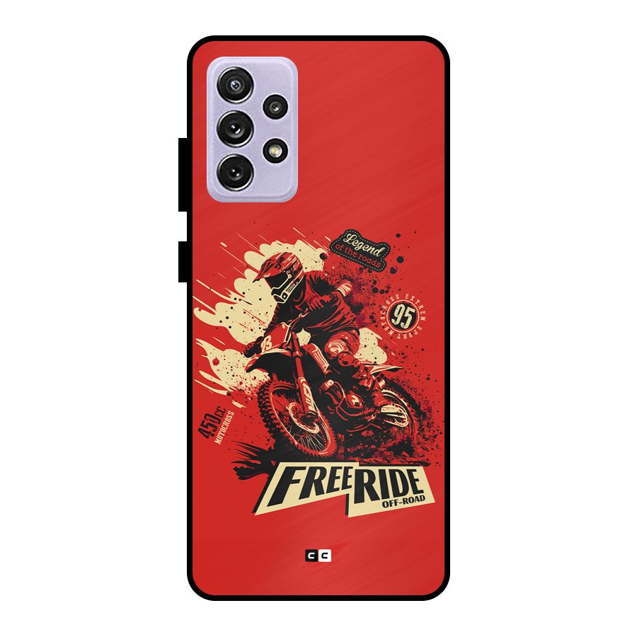 Free Ride Metal Back Case for Galaxy A72