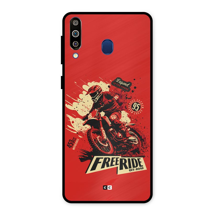 Free Ride Metal Back Case for Galaxy M30