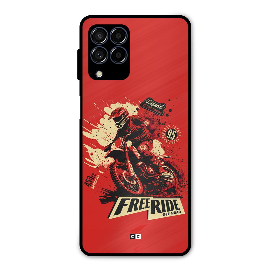 Free Ride Metal Back Case for Galaxy M53 5G