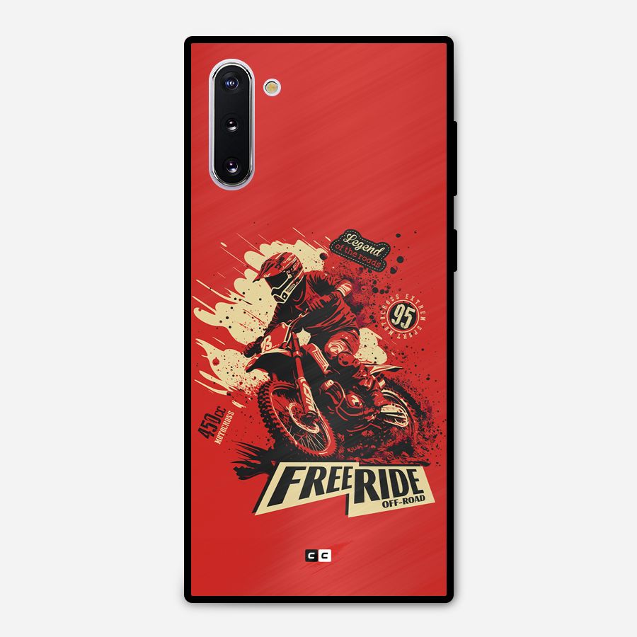 Free Ride Metal Back Case for Galaxy Note 10