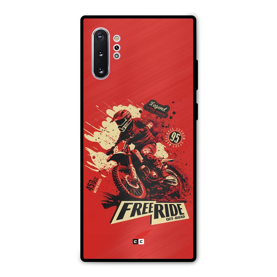 Free Ride Metal Back Case for Galaxy Note 10 Plus