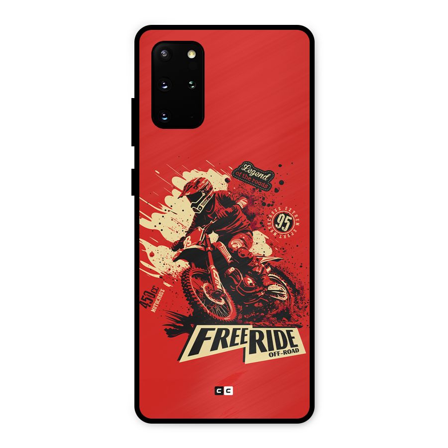 Free Ride Metal Back Case for Galaxy S20 Plus