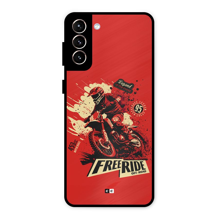 Free Ride Metal Back Case for Galaxy S21 Plus