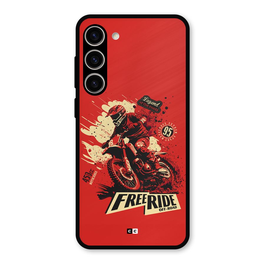 Free Ride Metal Back Case for Galaxy S23 Plus