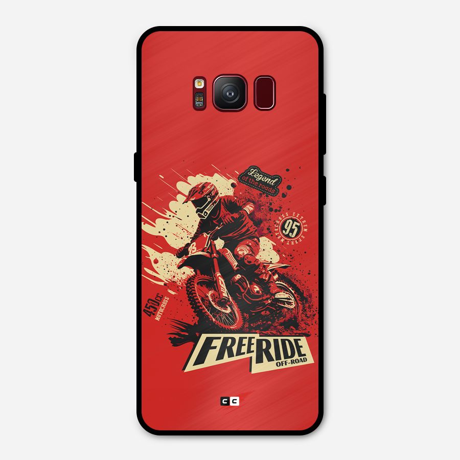 Free Ride Metal Back Case for Galaxy S8