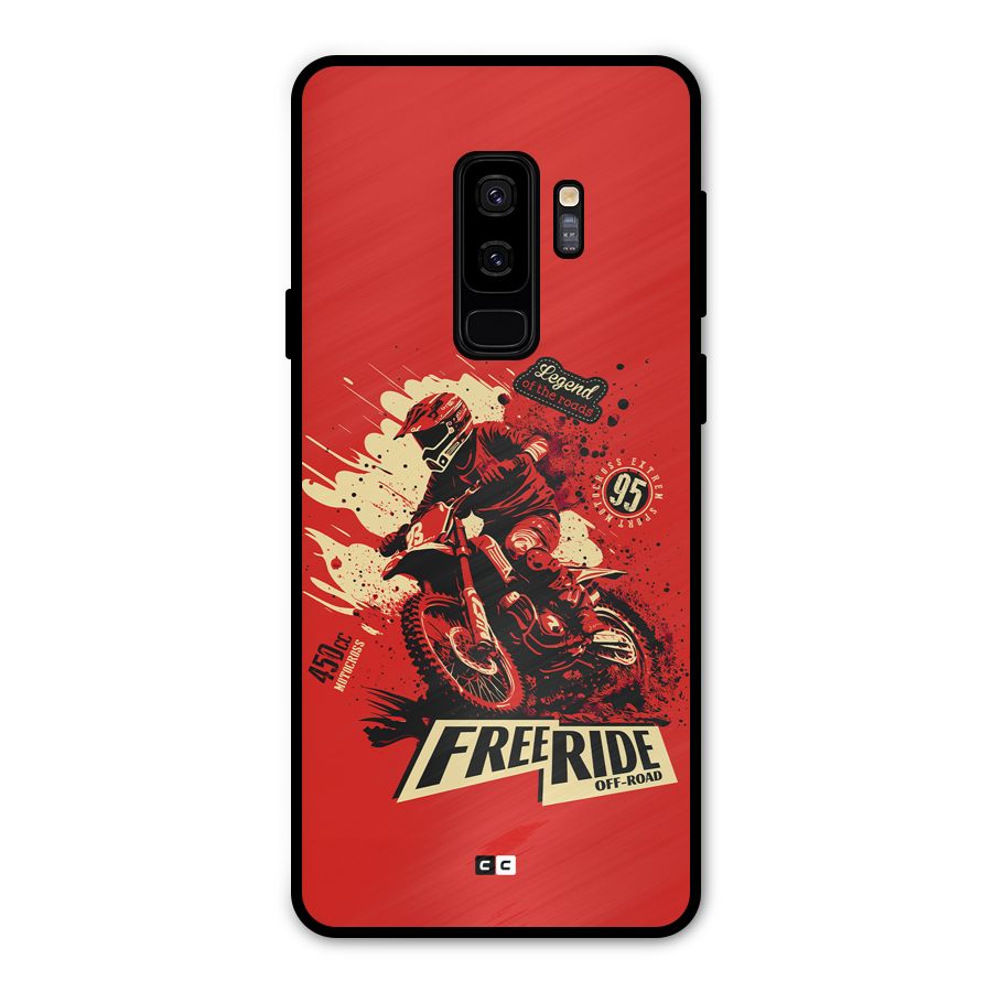 Free Ride Metal Back Case for Galaxy S9 Plus