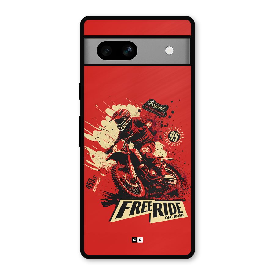 Free Ride Metal Back Case for Google Pixel 7a