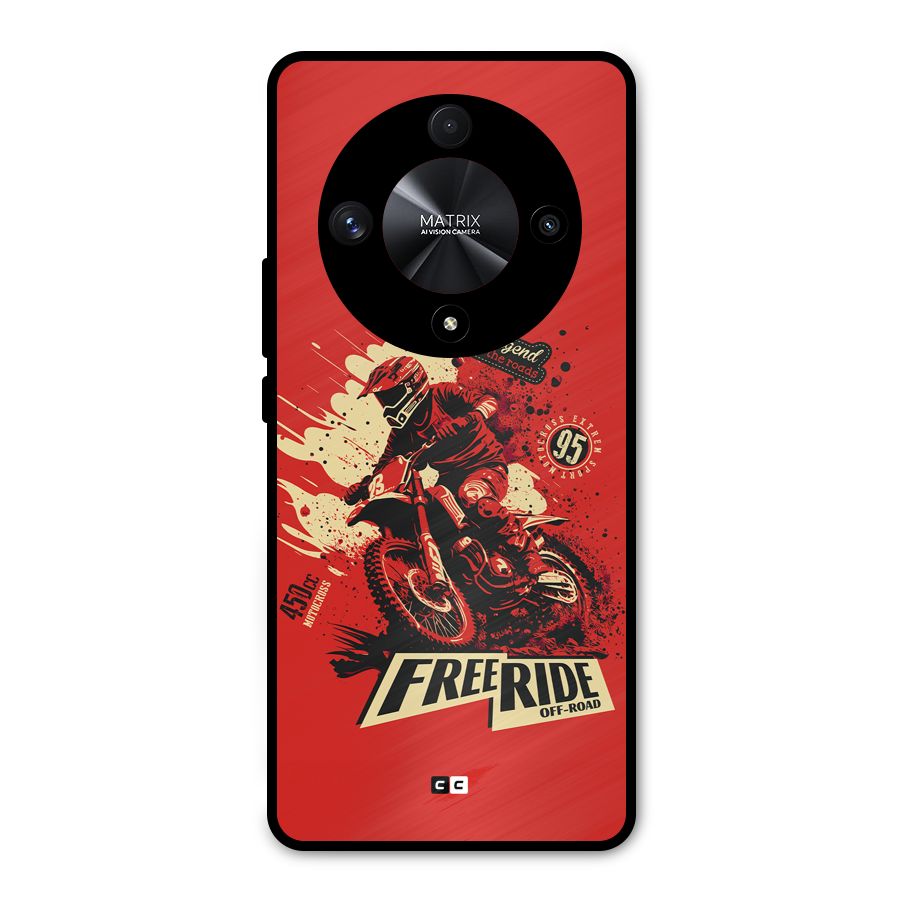Free Ride Metal Back Case for Honor X9b