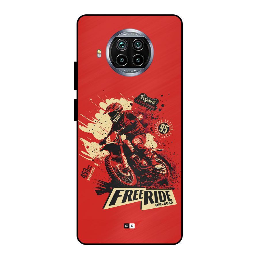 Free Ride Metal Back Case for Mi 10i
