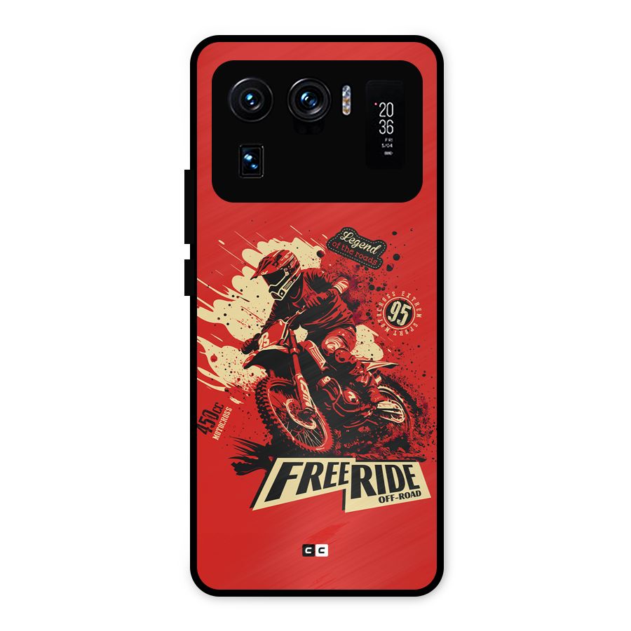 Free Ride Metal Back Case for Mi 11 Ultra