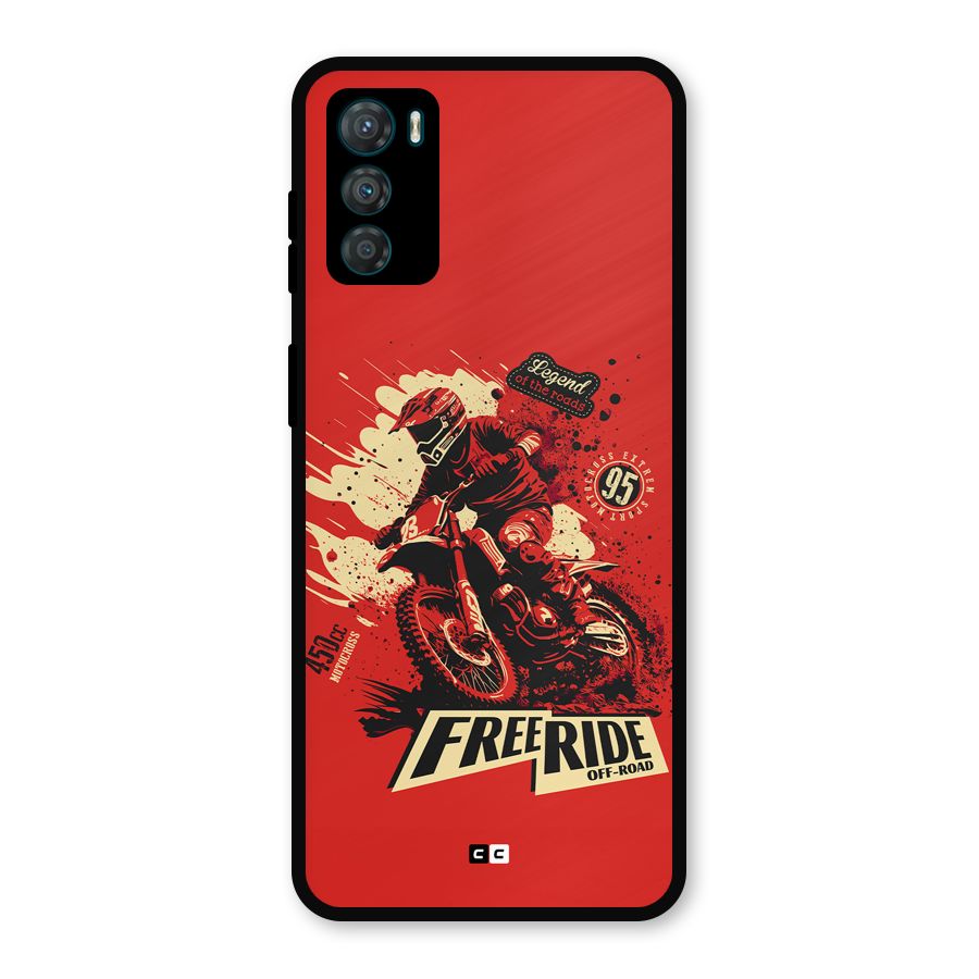 Free Ride Metal Back Case for Moto G42