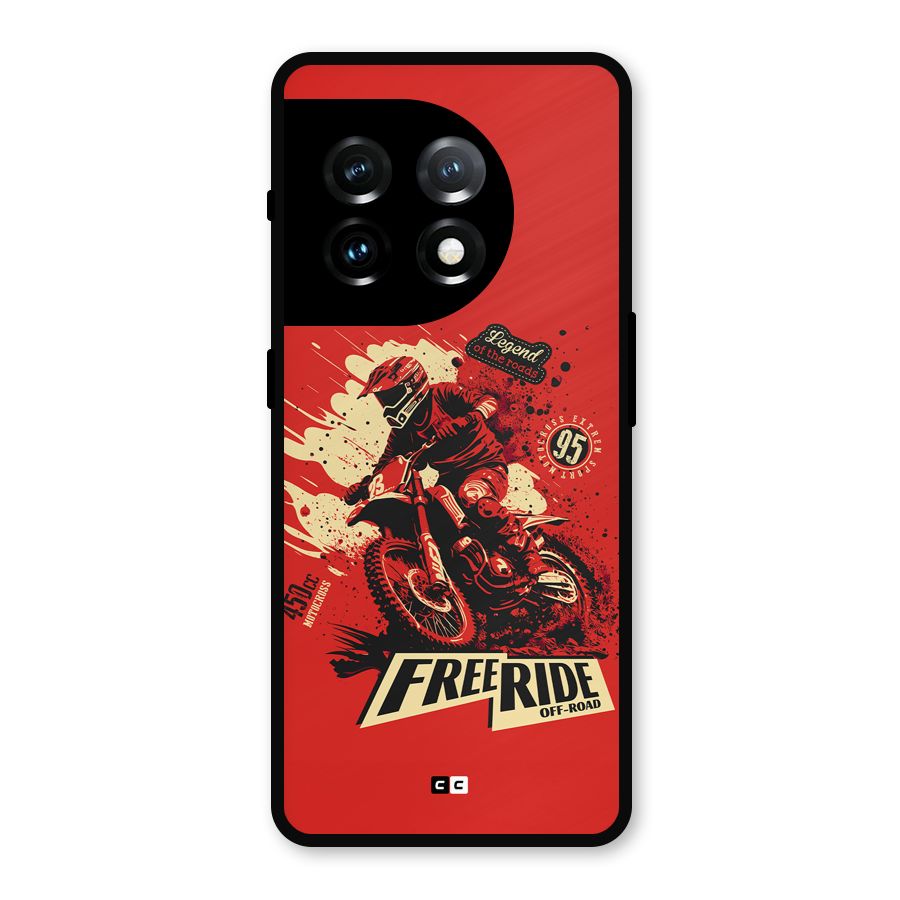 Free Ride Metal Back Case for OnePlus 11