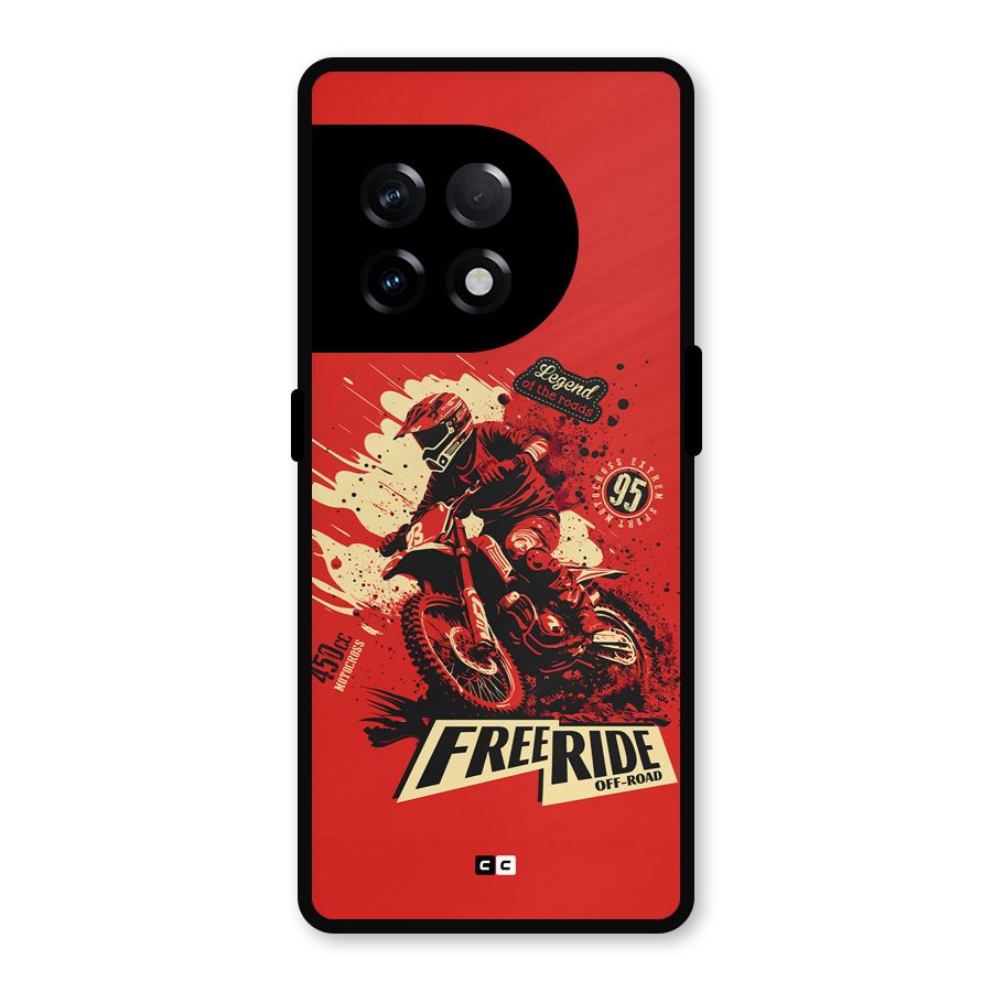 Free Ride Metal Back Case for OnePlus 11R