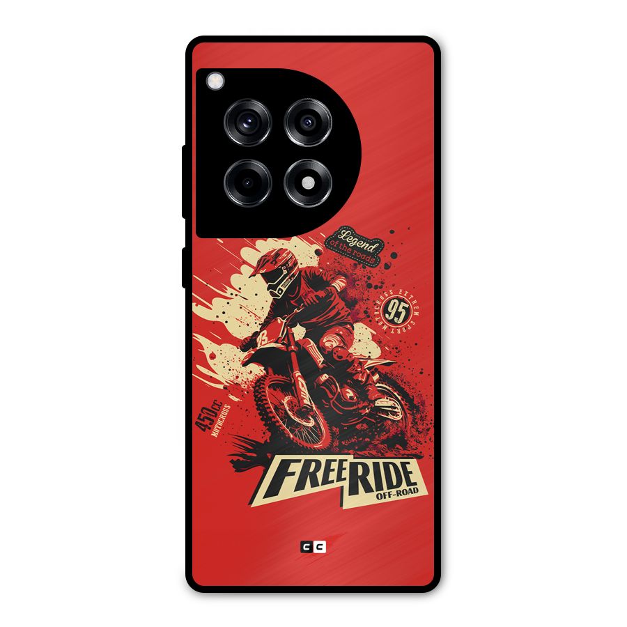 Free Ride Metal Back Case for OnePlus 12R