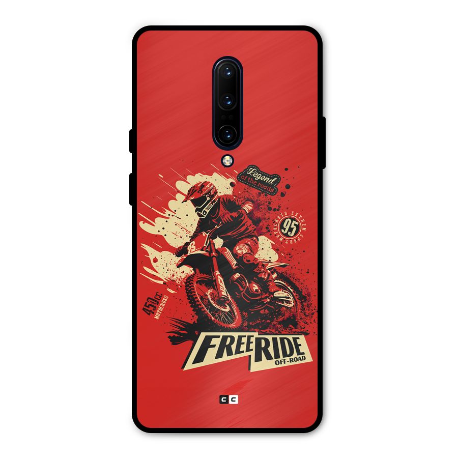 Free Ride Metal Back Case for OnePlus 7 Pro