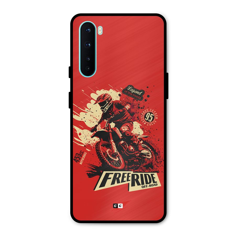 Free Ride Metal Back Case for OnePlus Nord