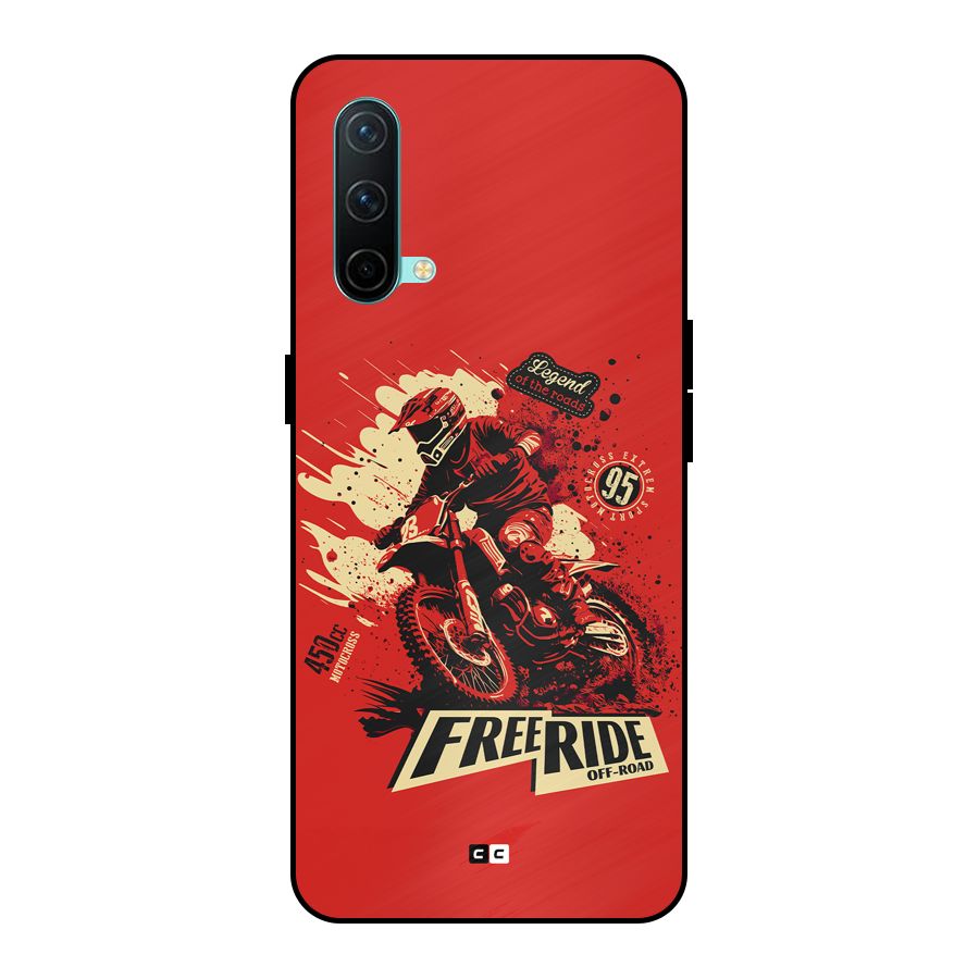 Free Ride Metal Back Case for OnePlus Nord CE 5G