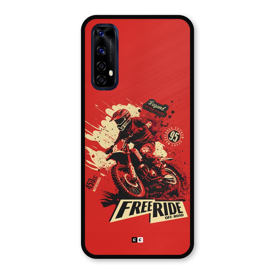 Free Ride Metal Back Case for Realme 7