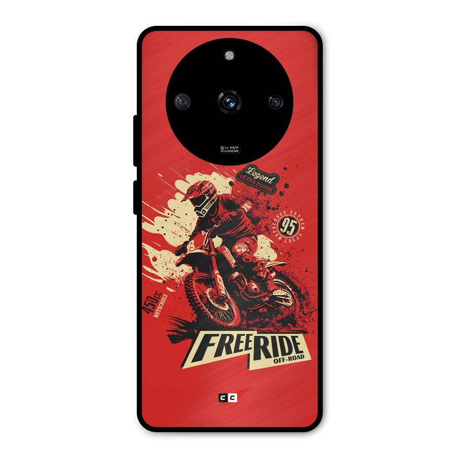 Free Ride Metal Back Case for Realme Narzo 60 5G