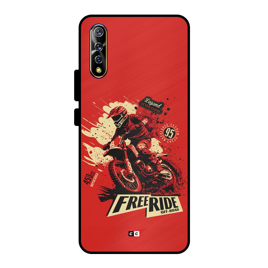 Free Ride Metal Back Case for Vivo S1