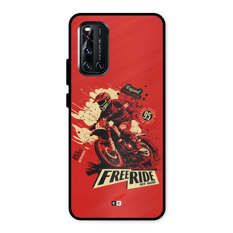 Free Ride Metal Back Case for Vivo V19