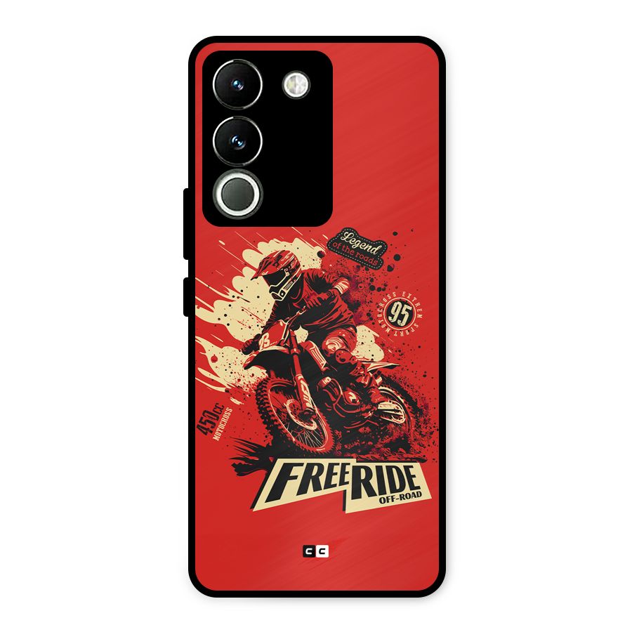 Free Ride Metal Back Case for Vivo Y200