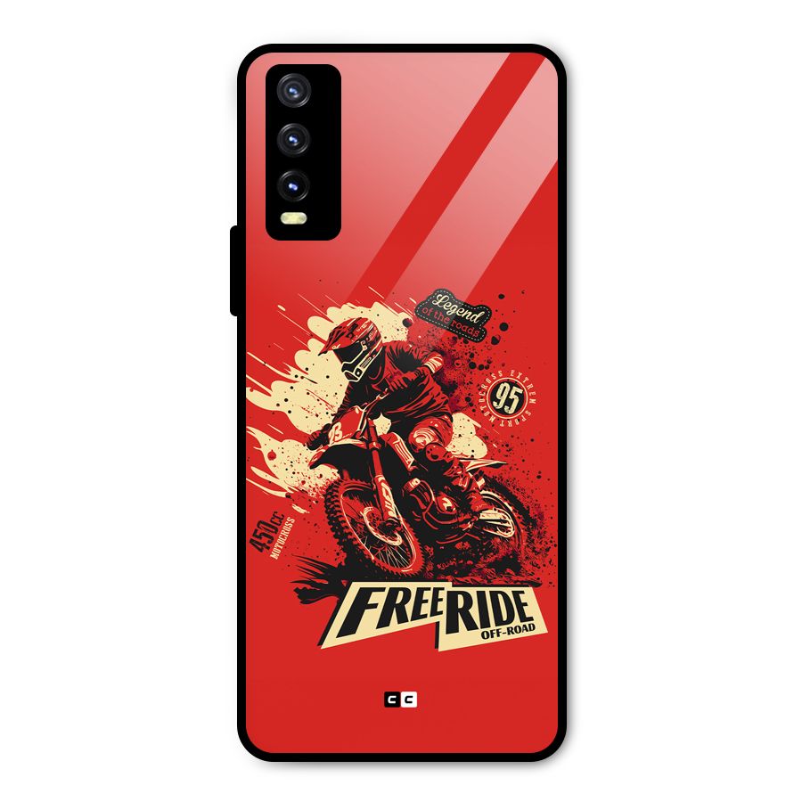Free Ride Metal Back Case for Vivo Y20g