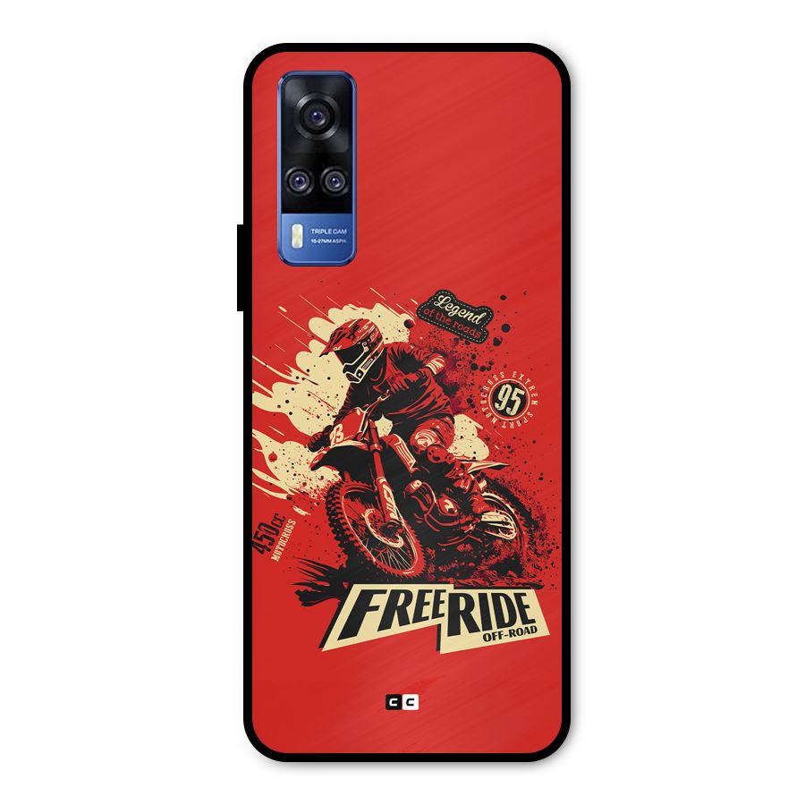 Free Ride Metal Back Case for Vivo Y31