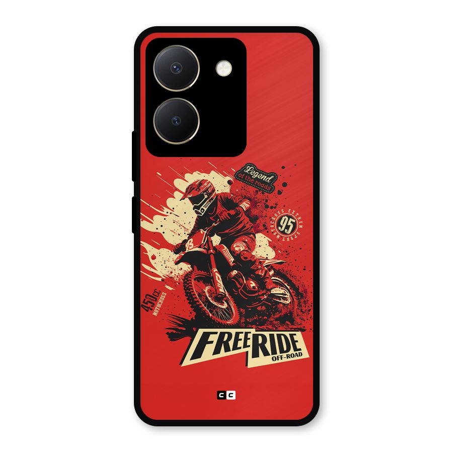 Free Ride Metal Back Case for Vivo Y36